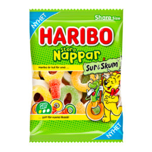 Haribo Stora Sura Nappar - 1-pack